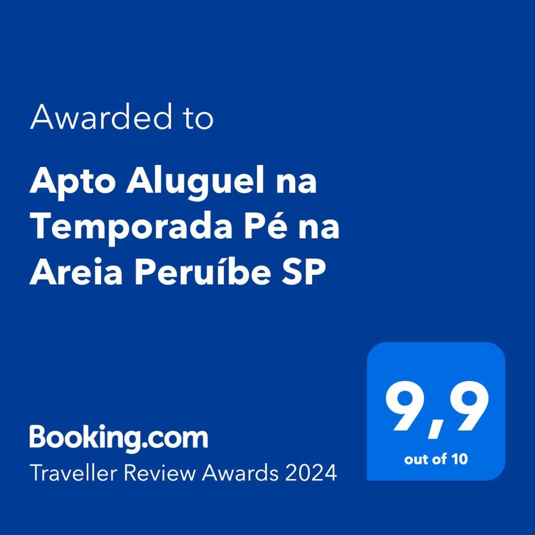 Apto Aluguel Na Temporada Pe Na Areia Peruibe Sp Dış mekan fotoğraf